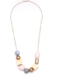 thumb Multi-Color Geometric Youself ! Gold Plated Zinc Alloy  Necklac 0