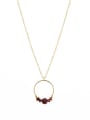 thumb necklace with Gold Plated Copper 0