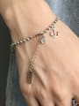 thumb Silver Hook Youself ! Silver-Plated 925 Silver Rhinestone Bracelet 1