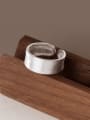 thumb 925 Sterling Silver Geometric Minimalist Band Ring 3