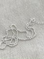 thumb 925 Sterling Silver Round Bead Minimalist Necklace 1