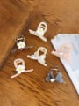 thumb Alloy Resin  Trend Flower  Jaw Hair Claw 0