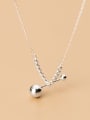 thumb 925 Sterling Silver Ball Minimalist Necklace 1