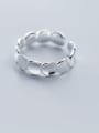 thumb 925 Sterling Silver Smooth Round Minimalist Free Size Ring 1