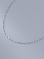 thumb 925 Sterling Silver Irregular Minimalist Cable Chain 1