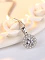thumb 925 Sterling Silver Cubic Zirconia simple Round Pendant Necklace 1
