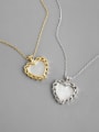 thumb 925 Sterling Silver With Gold Plated Fashion Heart Locket Necklace 0