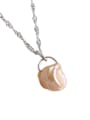 thumb 925 Sterling Silver Imitation Pearl Necklace 4