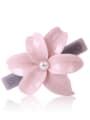 thumb Alloy Cellulose Acetate Camellia  Spring clip Hair Pin 0
