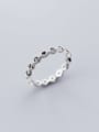 thumb 925 Sterling Silver With Cubic Zirconia Fashion Simple Free Size   Ring 1
