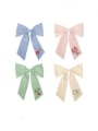 thumb Alloy Fabric Minimalist Butterfly  Multi Color Hair Barrette 3