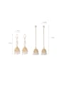 thumb Alloy With Imitation Gold Plated Vintage Irregular Drop Earrings 1