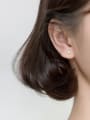 thumb 925 Sterling Silver Star Stud Earring 1