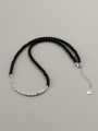 thumb 925 Sterling Silver Bead Minimalist Beaded Necklace 2