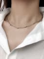 thumb Vintage Sterling Silver With Platinum Plated Fashion Chain Necklaces 1