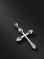 thumb 925 Sterling Silver Minimalist Cross  Pendant 0
