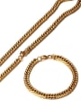 thumb Titanium Steel Geometric Chain Vintage Necklace 1