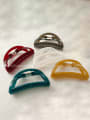 thumb Alloy Resin Trend Geometric  Multi Color Jaw Hair Claw 1