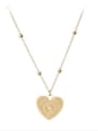 thumb Titanium Heart Cute Choker Necklace 0