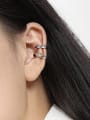 thumb 925 Sterling Silver Geometric Minimalist Single Earring(Single-Only One) 2