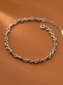 thumb 925 Sterling Silver Geometric Vintage Link Bracelet 1