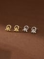 thumb 925 Sterling Silver Geometric Dainty Stud Earring 0