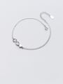 thumb 925 Sterling Silver Minimalist Number  8   Anklet 0