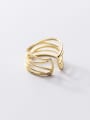 thumb 925 Sterling Silver Multi-layer   Geometric Minimalist Stackable Ring 2