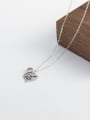 thumb 925 Sterling Silver Heart Vintage Pendant Necklace 2