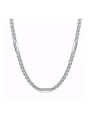 thumb Titanium Steel Irregular Minimalist Multi Strand Necklace 0