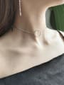 thumb 925 Sterling Silver Round Trend Choker Necklace 0