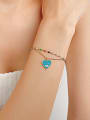 thumb Titanium Steel Enamel Evil Eye Hip Hop Link Bracelet 1