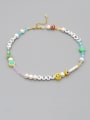 thumb Stainless steel Freshwater Pearl Multi Color Enamel Smiley Bohemia Necklace 0