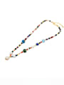 thumb Freshwater Pearl Multi Color Miyuki Beads Pure Handmade Necklace 0