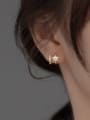 thumb 925 Sterling Silver Cubic Zirconia Star Minimalist Stud Earring 1