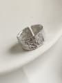 thumb 925 Sterling Silver Minimalist Irregular Free Size ring 1