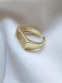 thumb 925 Sterling Silver With 18k Gold Plated Fashion Wheat ears Rings 0