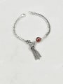 thumb Vintage Sterling Silver With Simple Retro  Tassel Multi-layer Chain  Bracelets 0