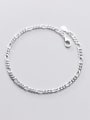 thumb 925 Sterling Silver Minimalist Fashion wave thick chain geometric bracelet 1