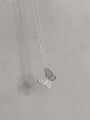 thumb 925 Sterling Silver With Platinum Plated Cute Butterfly Necklaces 0