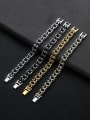 thumb Stainless steel Geometric Chain Hip Hop Link Bracelet 2