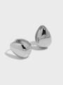 thumb 925 Sterling Silver Water Drop Minimalist Stud Earring 2