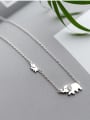 thumb 925 Sterling Silver Elephant Cute Necklace 0