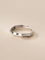 thumb 925 Sterling Silver Heart Minimalist Couple Ring 3