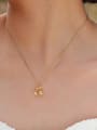 thumb Brass Cubic Zirconia Friut Dainty Necklace 1