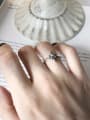 thumb 925 Sterling Silver cross free size Ring 1