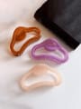thumb Trend Geometric Alloy Resin Multi Color Jaw Hair Claw 0