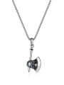 thumb Stainless steel Skull Hip Hop Long Strand Necklace 0