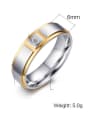 thumb Stainless steel Round Minimalist Band Ring 2
