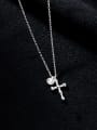 thumb 925 Sterling Silver Cross Minimalist Regligious Necklace 1